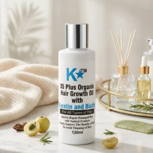 Keratin and biotin oil